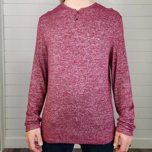 Express | Henley | Men's | Medium | Extremely Soft, Comfortable
